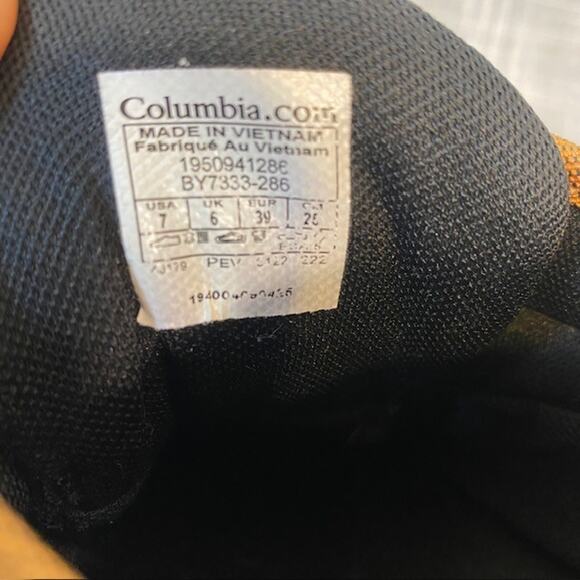 Columbia Waterproof Camel Brown Ankle Winter Boots Mens Size 7